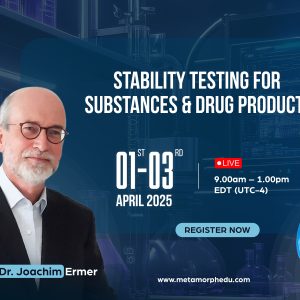 Stability Testing for Drug Substances and Drug Products for US With Recording